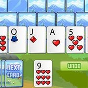 ⭐ Crescent Solitaire full screen - play solitare online