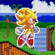 Super Sonic & Hyper Sonic in Sonic 1 - Play Super Sonic & Hyper