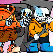 Friday Night Dustin Vs Dusttale Sans & Papyrus - Play Friday Night Dustin  Vs Dusttale Sans & Papyrus Online on KBHGames