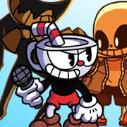 FNF Indie Cross Cuphead Cutscene Test(read the description) 