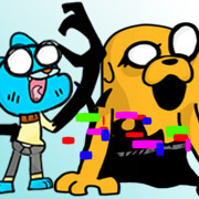 FRIDAY NIGHT FUNKIN' VS PIBBY GUMBALL & JAKE free online game on