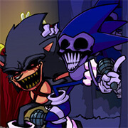 New and Old Sonic.Exe, Majin Sonic and Lord X met by Abbysek on