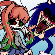 Execution (Lord X and Majin Sonic Vs. Sonic.exe, Sonic, BF, Monika) 