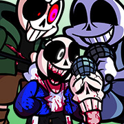 GU ink!sans fight phase2 Latter half [UNDERTALE fun game - TurboWarp