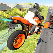 FLYING MOTORBIKE DRIVING SIMULATOR jogo online gratuito em