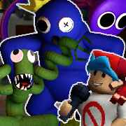 Blue (FNF Mod) Rainbow Friends - Roblox