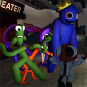 FNF Rainbow Friends sings Four Way Fracture - Play FNF Rainbow Friends  sings Four Way Fracture Online on KBHGames