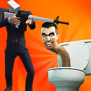 JOGUEI o SKIBIDI TOILET JOGO OFICIAL! Skibidi War - Toilets Attack 